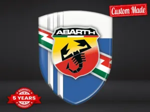 Fiat Abarth Pegatinas Logo Impresas Limitadas Premium Profesional